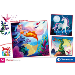 Fantastic Creatures - 3x48 pezzi