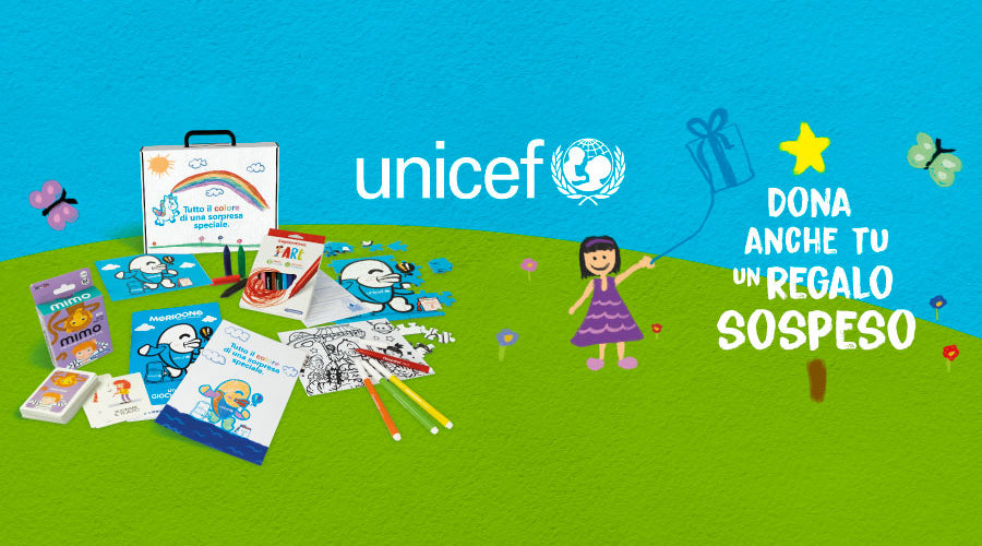 Clementoni al fianco dell’UNICEF per il “Regalo sospeso” a favore di 2.000 bambini in Italia e tanti bambini nel mondo