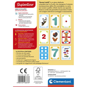 Montessori Flashcards - Numeri Tattili