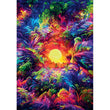 Carica immagine nella galleria, Psychedelic Jungle Sunrise - 500 pezzi
