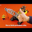 Carica e riproduci video, Gru cingolata
